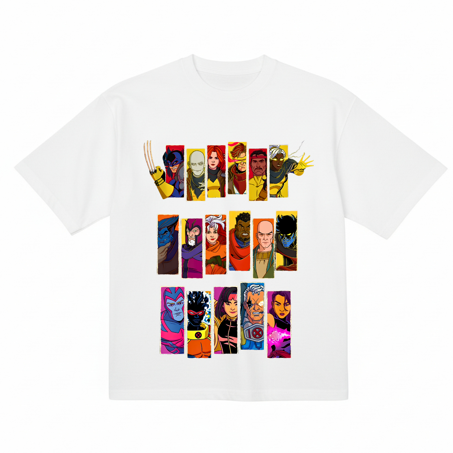 Camiseta gráfica de algodón orgánico X-Men 97 de Marvel Animation