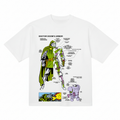Vintage Dr. Doom Armor Doomsday Marvel Avengers Organic Cotton Graphic T Shirt 200gsm