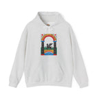 Mythical Mosaic Retro Arch Pegasus Embroidery Hoodie | Sweatshirt
