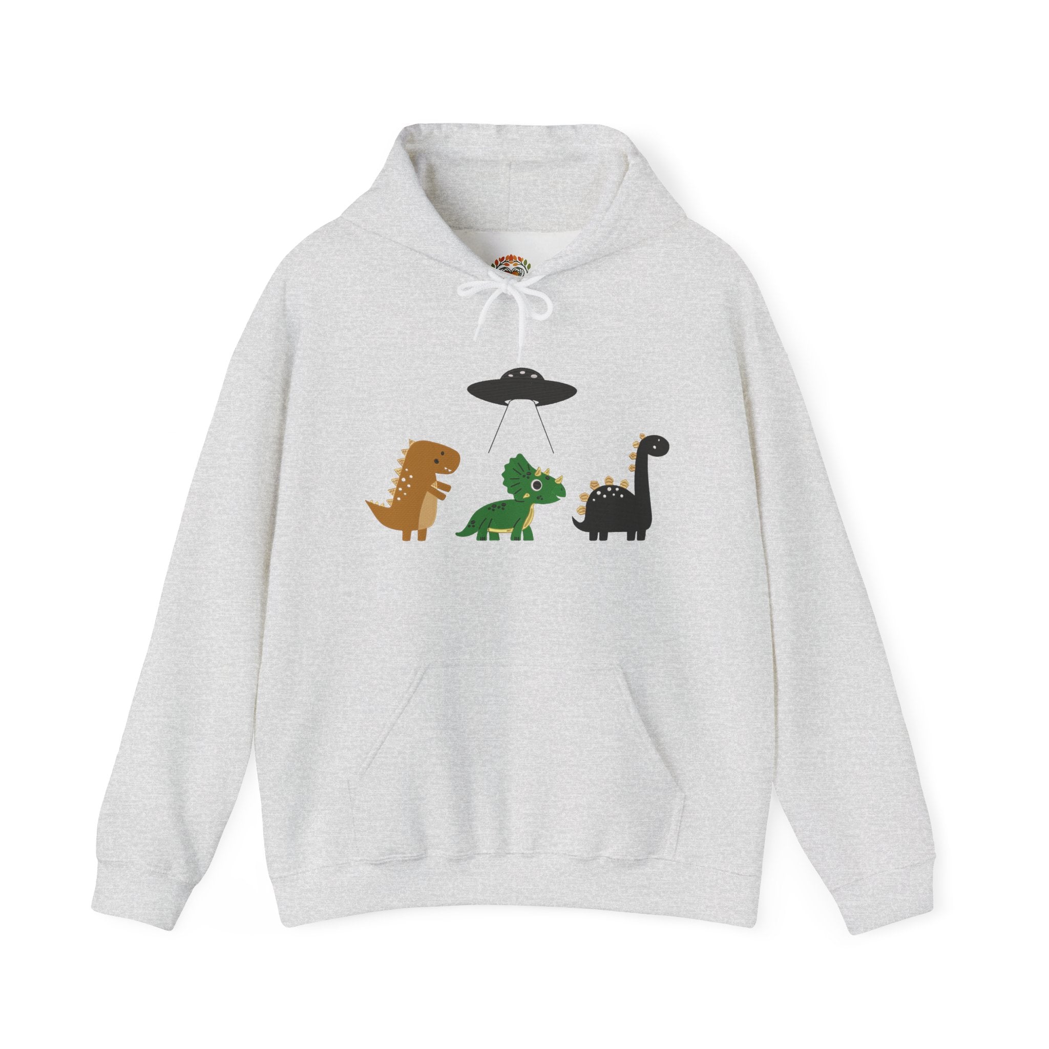 Alien Invasion Dinasour Embroidery Hoodie | Sweatshirt