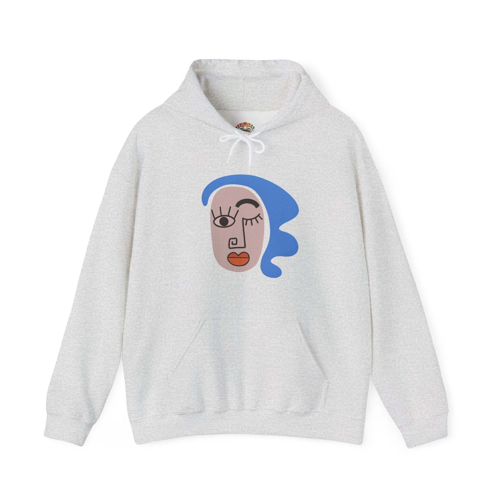 Artistic Indian Abstract Face Illustration  Embroidery Hoodie | Sweatshirt | T-shirt