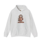 Vintage Cartoon Comic Sketchy Garfield Scribble Cat Embroidery Hoodie | Sweatshirt | T-shirt