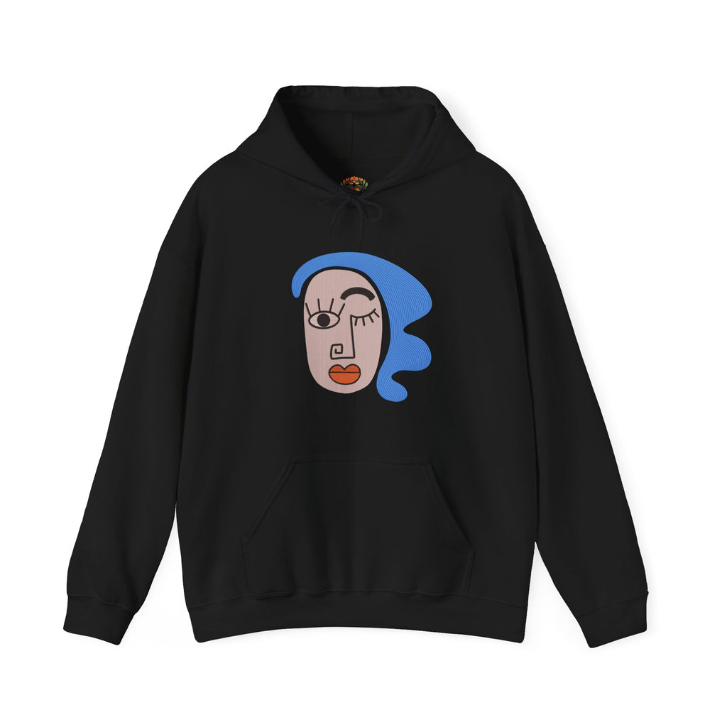 Artistic Indian Abstract Face Illustration  Embroidery Hoodie | Sweatshirt | T-shirt