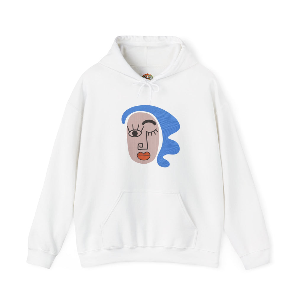 Artistic Indian Abstract Face Illustration  Embroidery Hoodie | Sweatshirt | T-shirt