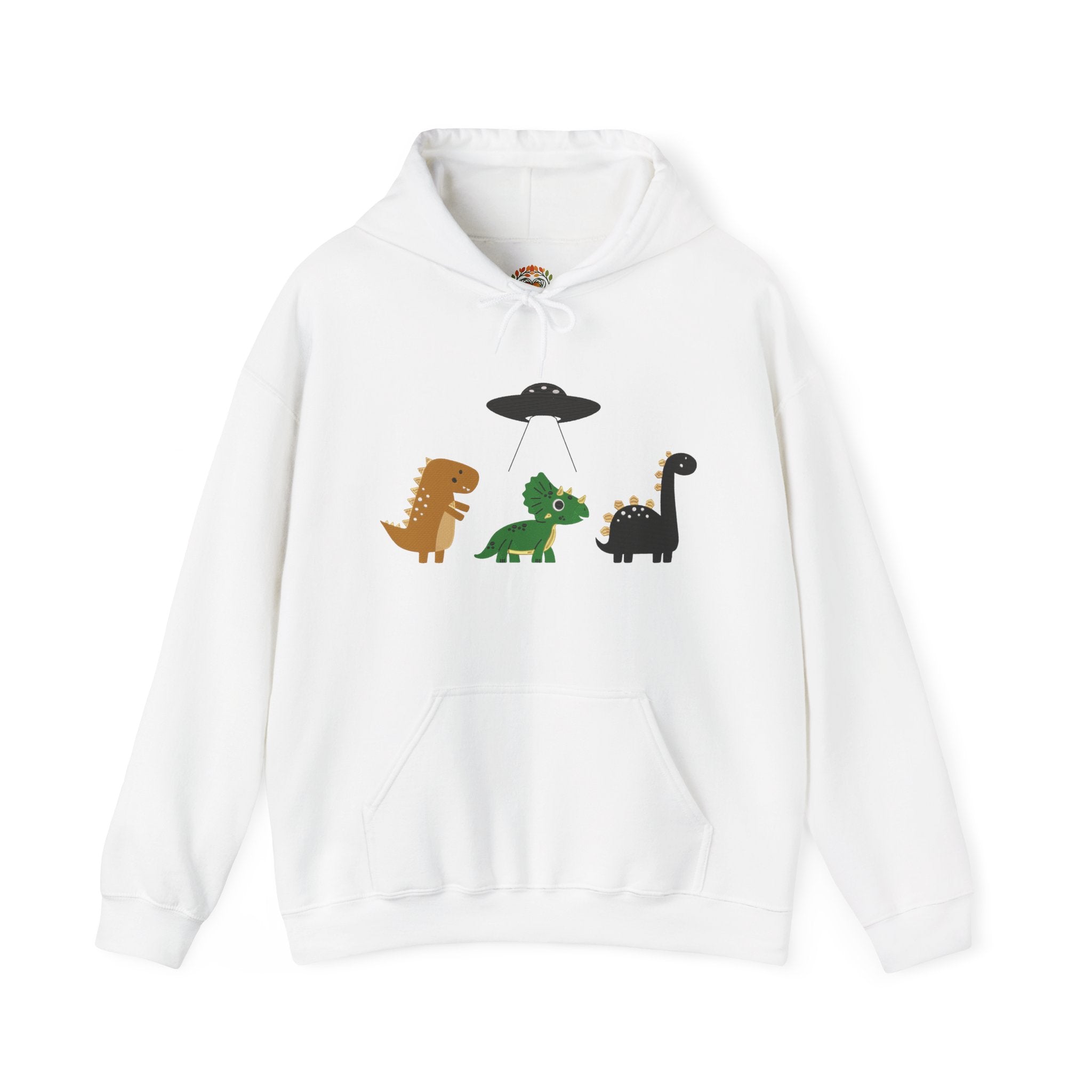 Alien Invasion Dinasour Embroidery Hoodie | Sweatshirt