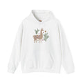 Sudadera con capucha y bordado de llama bohemia con ilustración de cactus de animales del suroeste | Sudadera | Camiseta