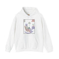 Cat Reading in Rocking Chair Embroidery Hoodie | Sweatshirt | T-shirt