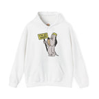 Emotionless "I’m So Happy" Sarcastic Droopy Embroidery Hoodie | Sweatshirt | T-shirt