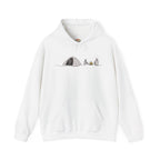 Sudadera con capucha y bordado de tienda de campaña con fogata y amigos | Sudadera | Camiseta
