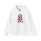 Vintage Cartoon Comic Sketchy Garfield Scribble Cat Embroidery Hoodie | Sweatshirt | T-shirt