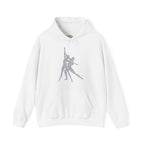 Dance Couple Silhouette Rainbow Striped Retro Disco Dancers Embroidery Hoodie | Sweatshirt | T-shirt