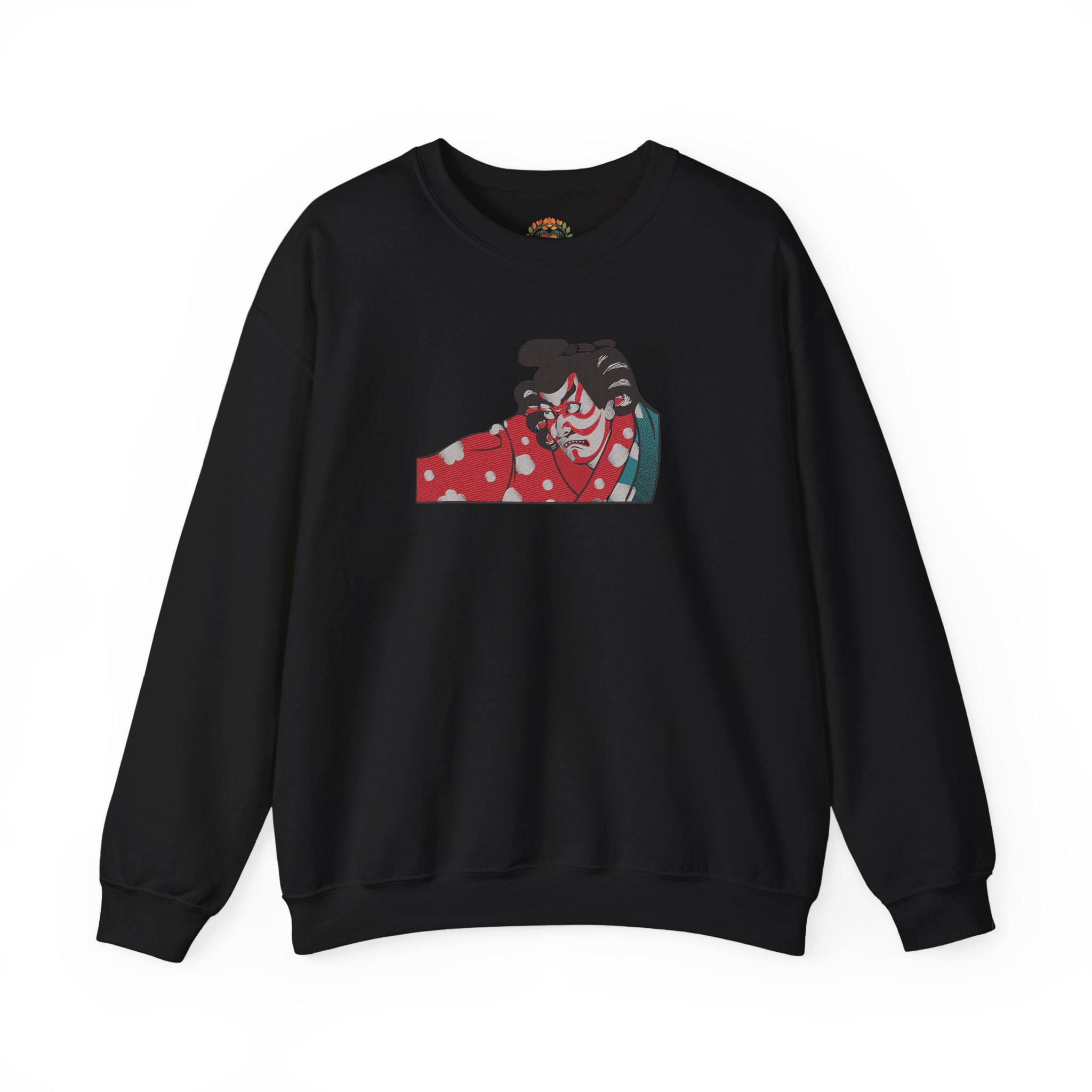 歌舞伎 KABUKI Japanese Theatre with Signing and Dancing Embroidery Hoodie | Sweatshirt