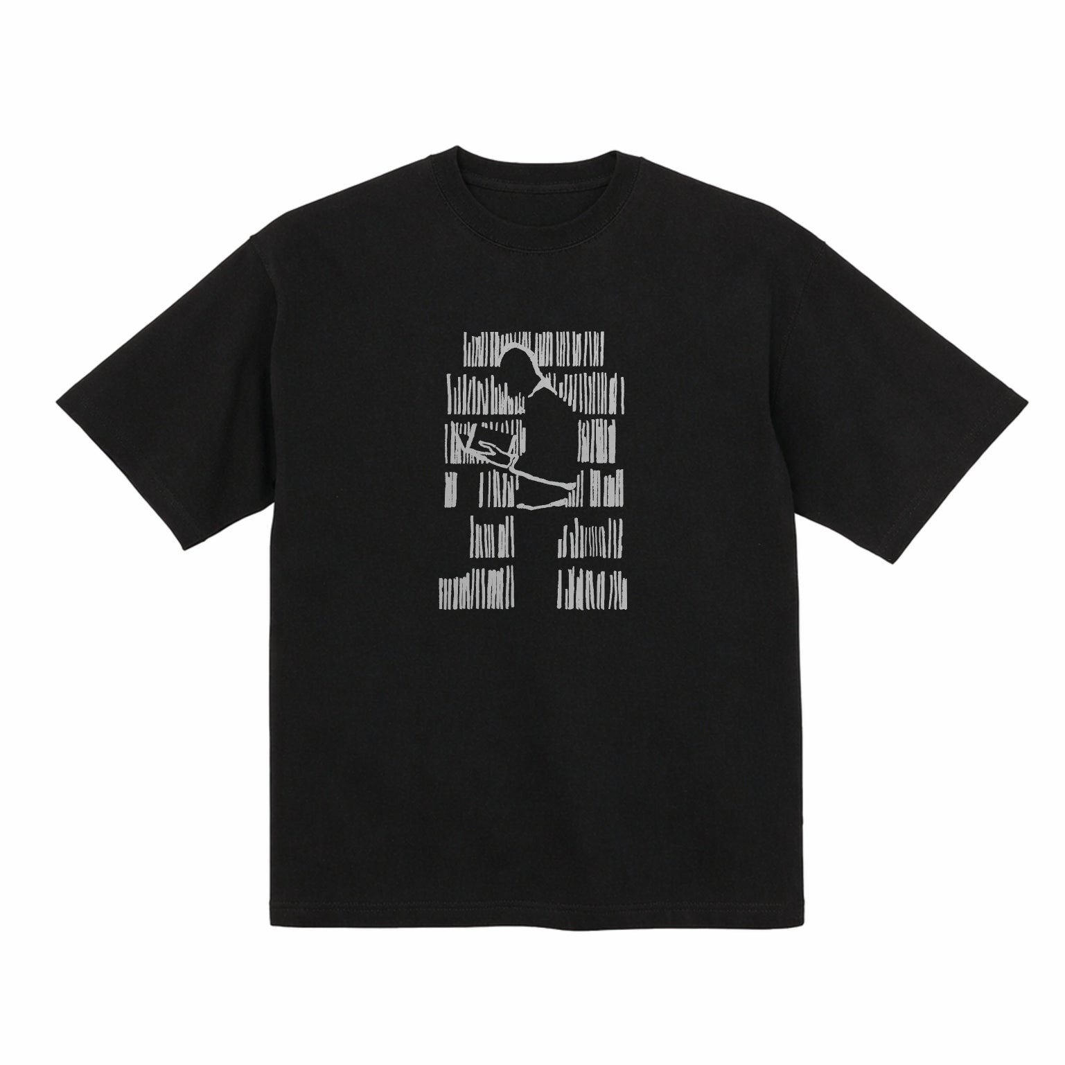 The Minimalist Reader Booker Lover Library Premium Cotton Heavyweight Embroidered T shirt