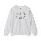 Ghibli Inspired Line Art Embroidered Hoodie | Sweatshirt | T-shirt