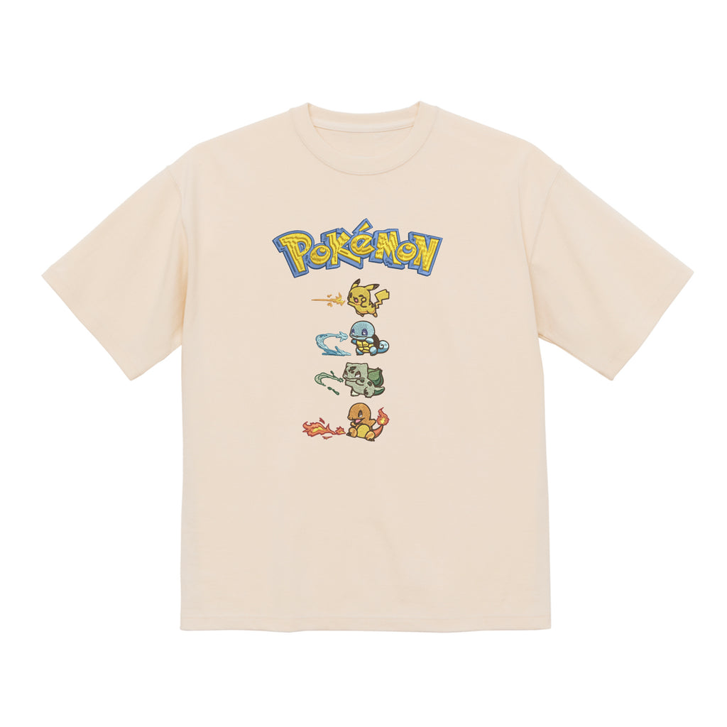 Pokemon Avatar Benders Style Embroidered Premium T shirt