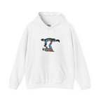 Super-mannn Lifting Bat-mann Embroidery Hoodie | Sweatshirt