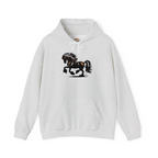 Friesians Stallion Horse Embroidered Hoodie | Sweatshirt