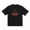 Stranger Things Cast Line Art Embroidered Premium T shirt