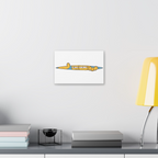 Marco de lienzo para decoración de pared con bordado de Homer Simpson