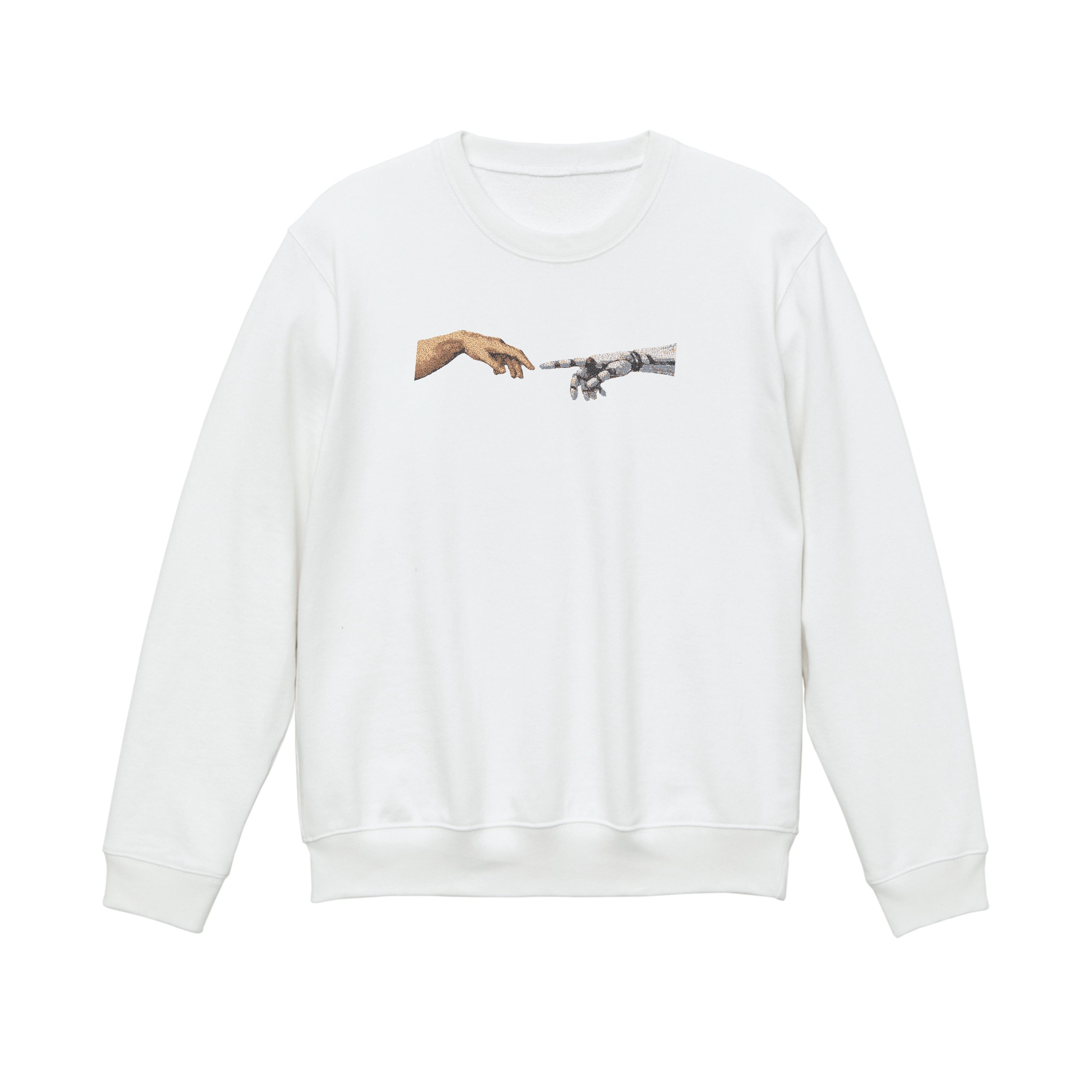 Creation of Adam Vs AI Embroidered Heavyweight Hoodie and Sweatshirt