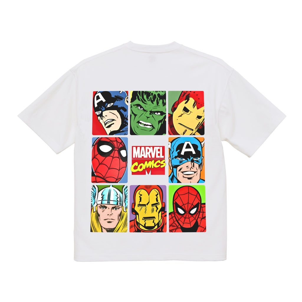 Camiseta gráfica de algodón orgánico Los Vengadores de Marvel, estilo vintage