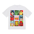 Camiseta gráfica de algodón orgánico Los Vengadores de Marvel, estilo vintage