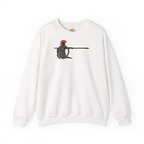 Gladiator Silhouette 3D Puff Embroidered Hoodie | Sweatshirt | T-shirt