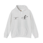 Penguin Surfing Embroidery Hoodie | Sweatshirt | T-shirt