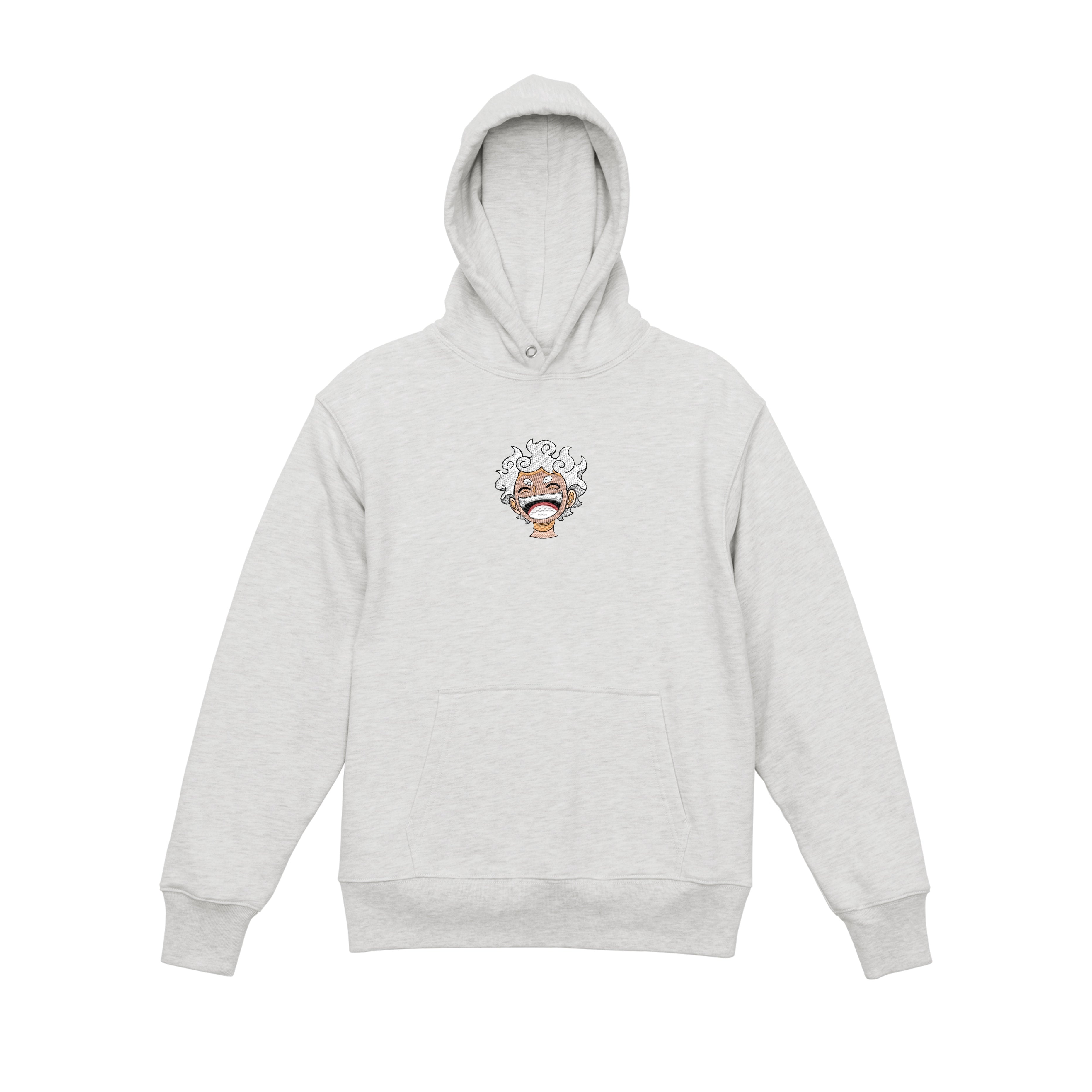 Joy Boy Gear 5 Monkey D Luffy Embroidered Heavyweight 450 GSM Cotton Hoodie Sweatshirt