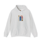 Mediterranean Door Bougainvillea Embroidered Hoodie | Sweatshirt | T-shirt