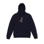 Abstract Rose Lady Mural Embroidered Heavyweight Hoodie and Sweatshirt