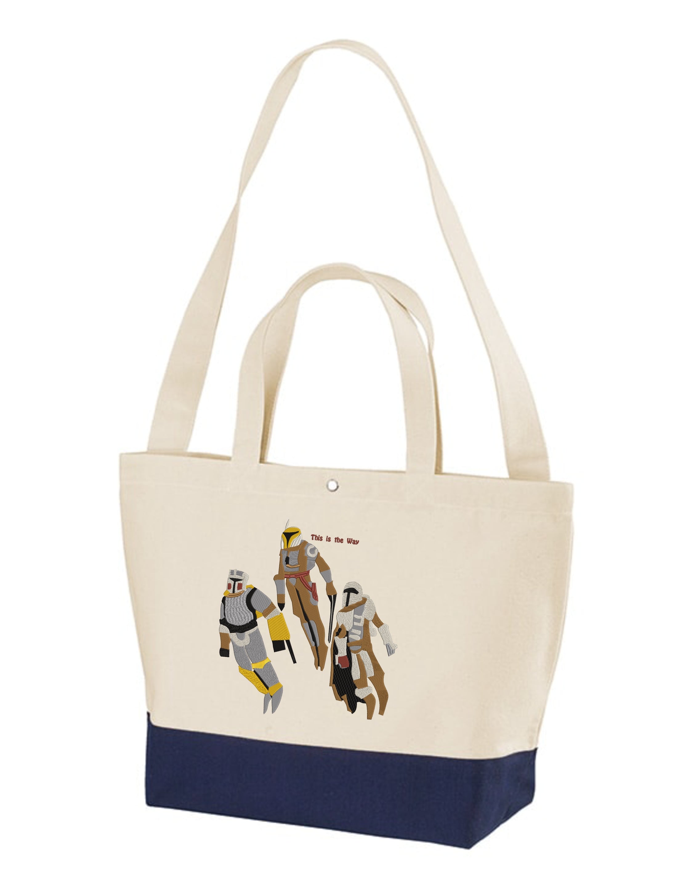 This Is The Way Embroidered Tote Bag 17L