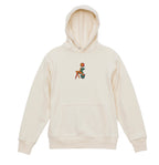 Abstract Tulip Lady Mural Embroidered Heavyweight Hoodie and Sweatshirt