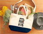 Tienda de ramen de Tokio | Bolsa de tela bordada premium