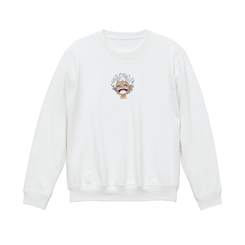Joy Boy Gear 5 Monkey D Luffy Embroidered Heavyweight 450 GSM Cotton Hoodie Sweatshirt