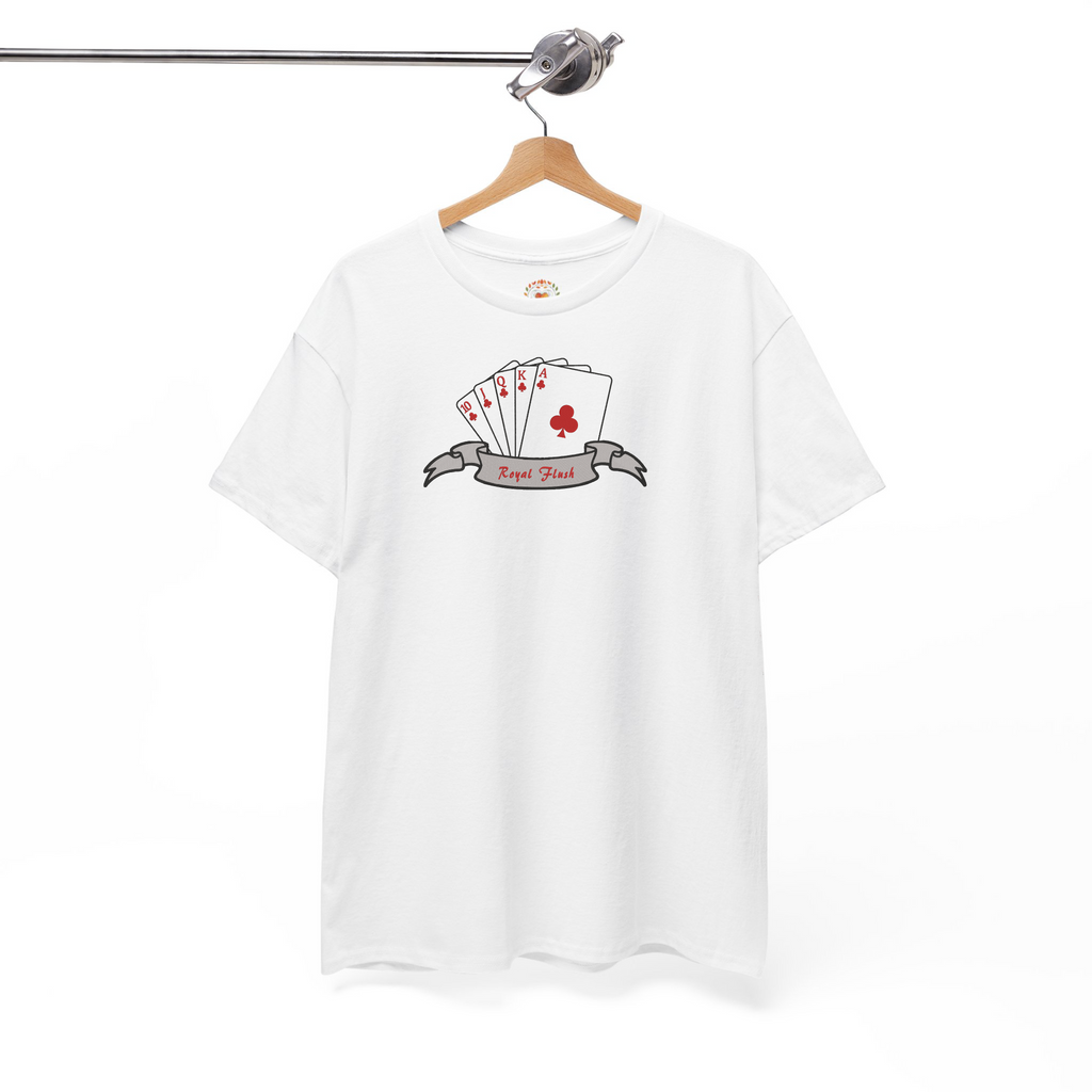 Sudadera con capucha bordada con escalera real de póker | Sudadera | Camiseta