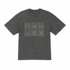 海の動物 スタンプ 海洋刺繍 プレミアムオーガニックコットンTシャツ