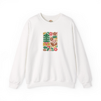 Colorful Christmas Decoration Abstract Boho Hoodie Embroidery Hoodie | Sweatshirt | T-shirt