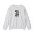 Coastal Mediterranean village Embroidery Hoodie | Sweatshirt