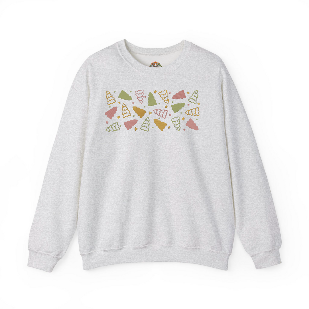 Colorful Christmas Trees Decoration Abstract Embroidery Hoodie | Sweatshirt | T-shirt
