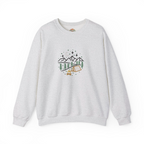 Sudadera con capucha y bordado de fogata de camping con estrellas | Sudadera | Camiseta