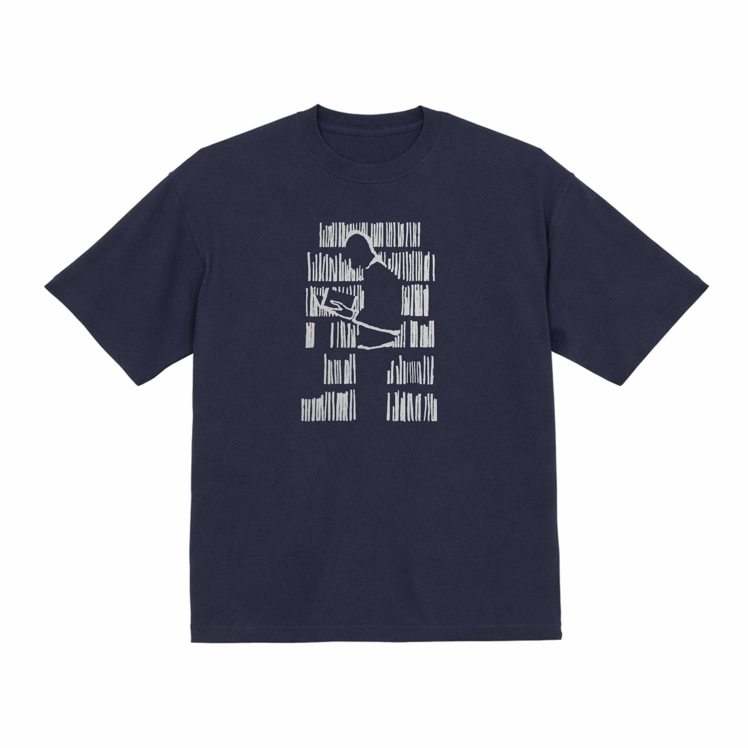 The Minimalist Reader Booker Lover Library Premium Cotton Heavyweight Embroidered T shirt