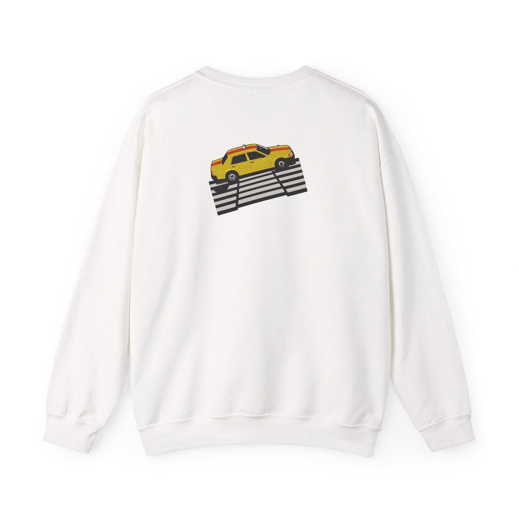 Tokyo Yellow Taxi Shibuya Crossing Embroidery Hoodie | Sweatshirt