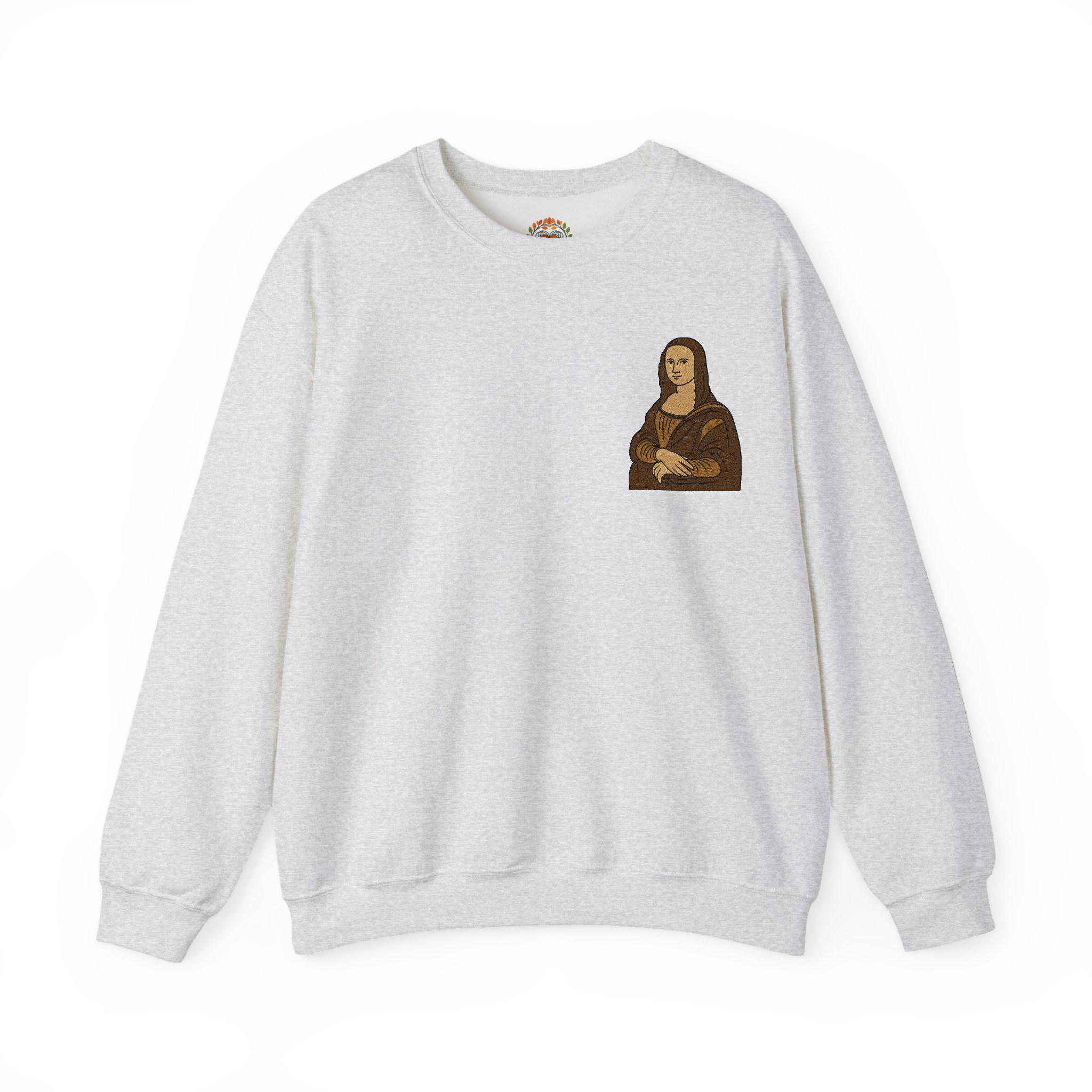 Mona Lisa Embroidery Hoodie | Sweatshirt | T-shirt