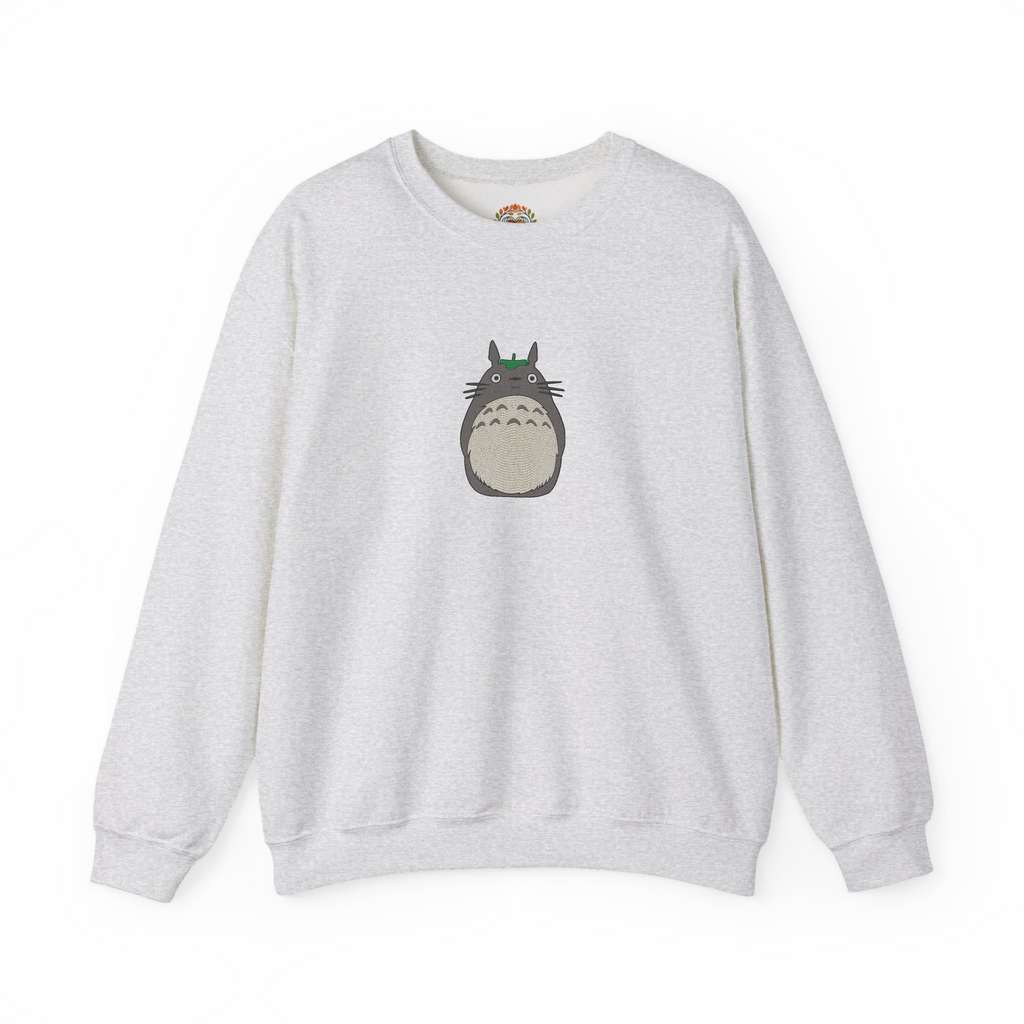 Ghibli Totoro Forest Spirit Embroidery Hoodie | Sweatshirt