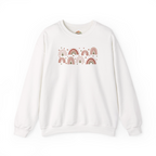 Cute Christmas Holiday Boho Rainbow Embroidery Hoodie | Sweatshirt | T-shirt