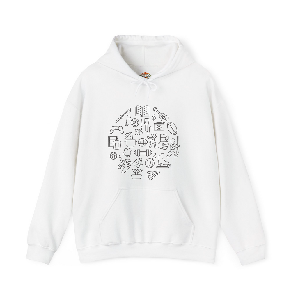 Everyday Adventures Lifestyle Recreation Embroidery Hoodie | Sweatshirt