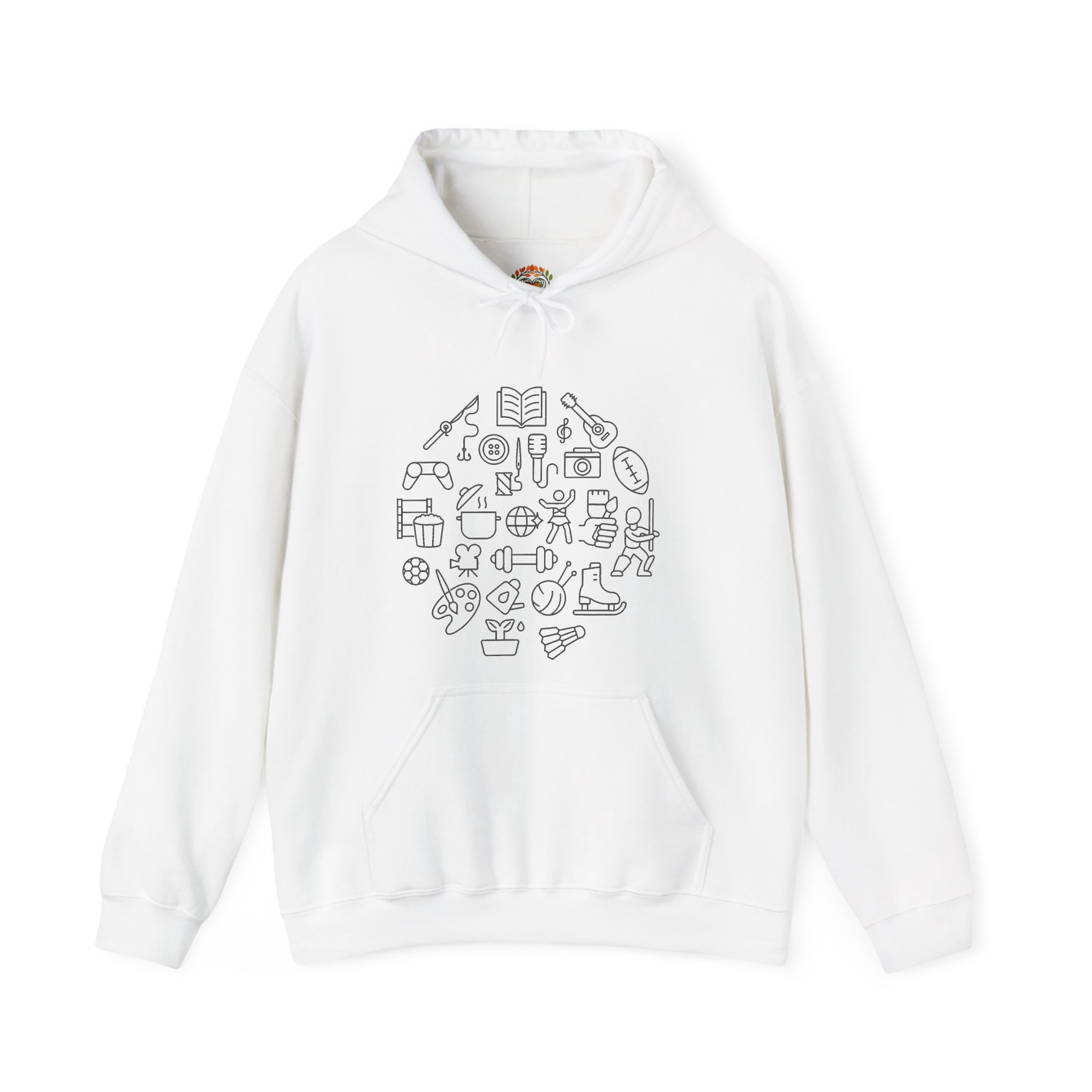Everyday Adventures Lifestyle Recreation Embroidery Hoodie | Sweatshirt
