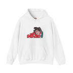 Sudadera con capucha y bordado de teatro japonés KABUKI con cantos y baile | Sudadera