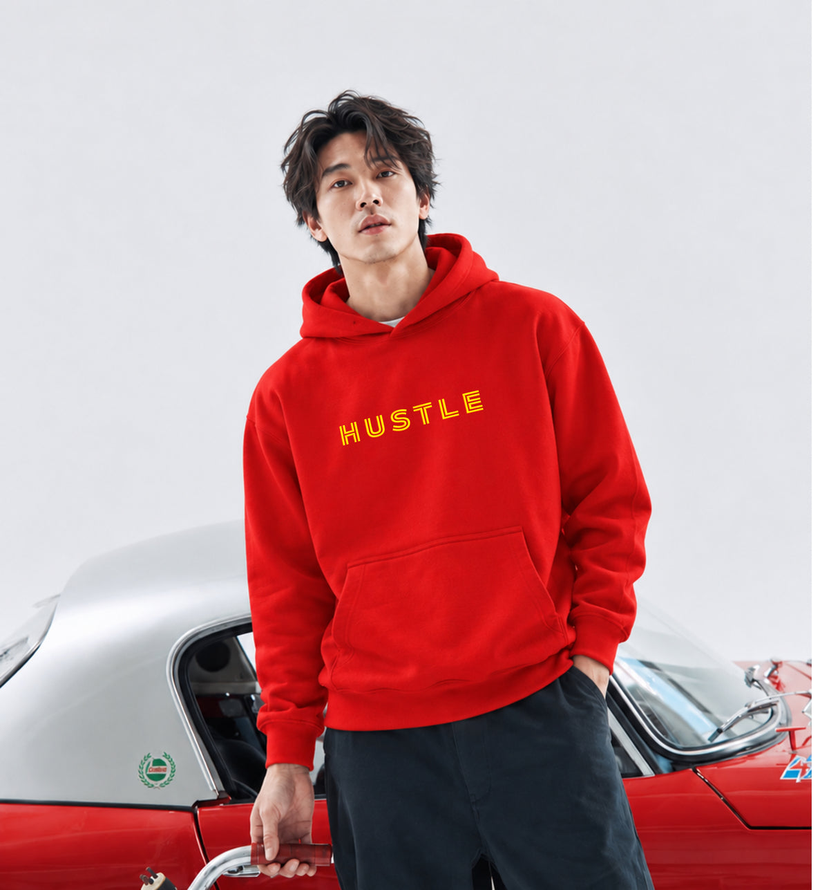 Hustle 3D Puff Embroidered Heavyweight 340GSM Hoodie | Build Cool Sh*t